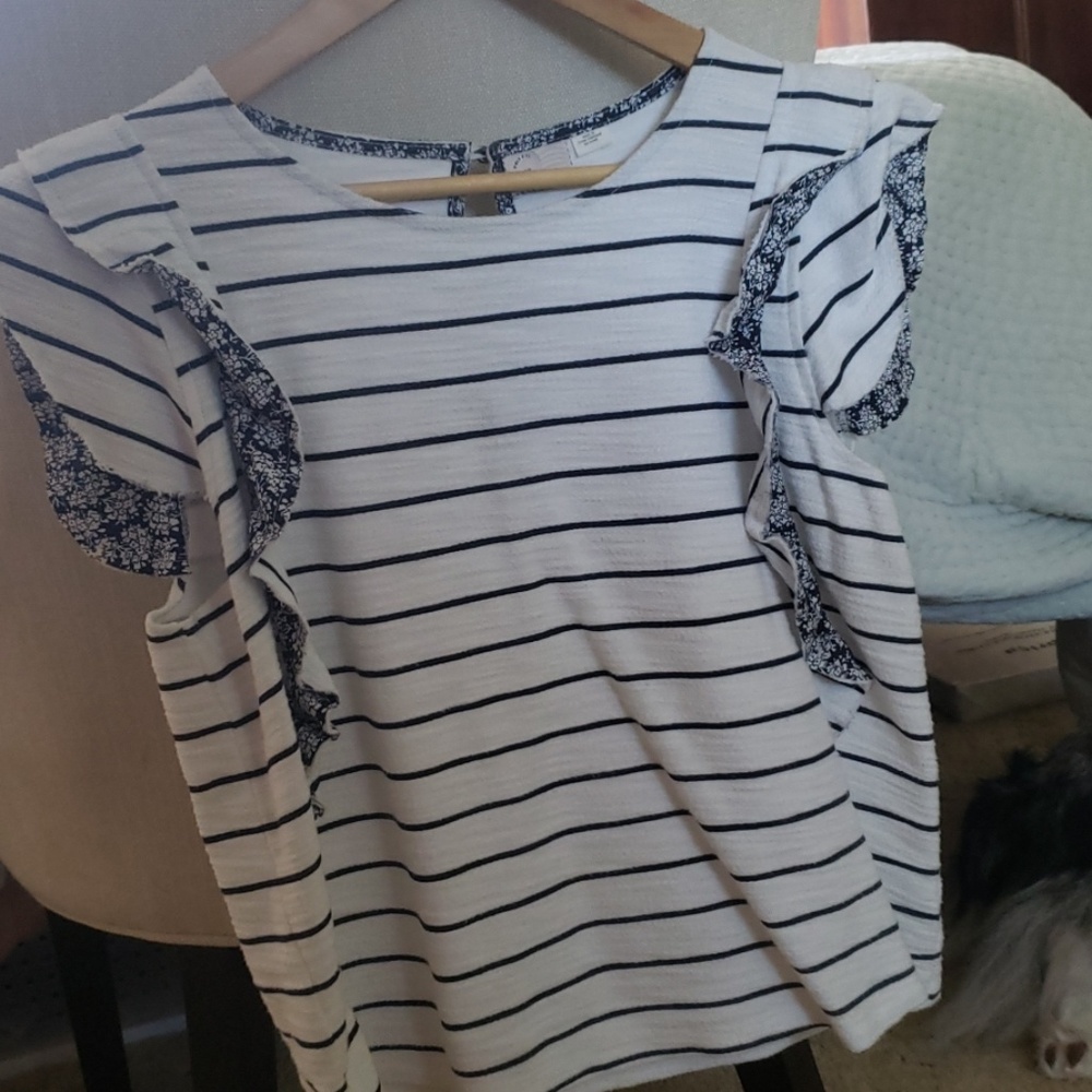 Striped Top. Anthropologie